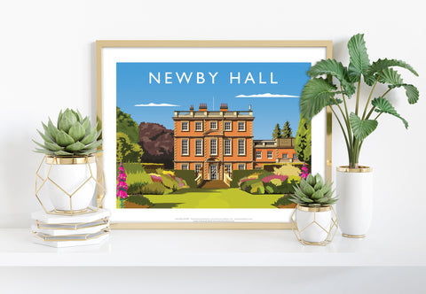 Newby Hall By Artist Richard O'Neill - Premium Art Print
