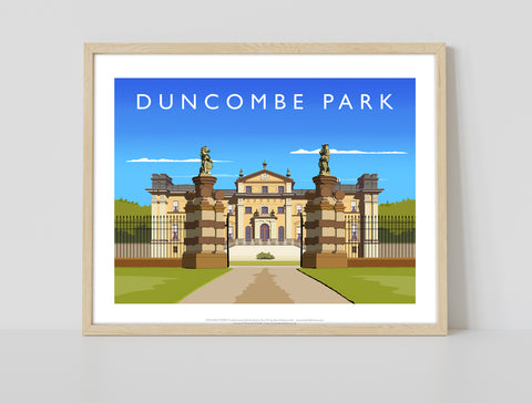 Duncombe Park By Artist Richard O'Neill - Premium Art Print