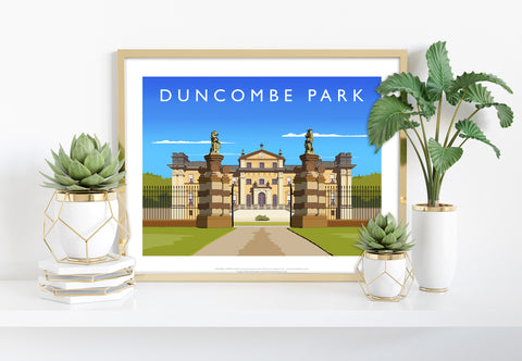 Duncombe Park By Artist Richard O'Neill - Premium Art Print