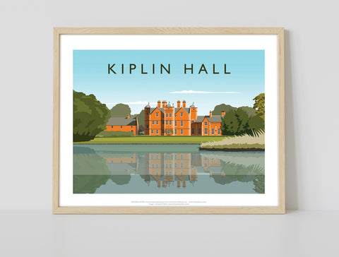 Kiplin Hall By Artist Richard O'Neill - Premium Art Print