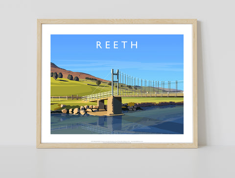 Reeth By Artist Richard O'Neill - 11X14inch Premium Art Print