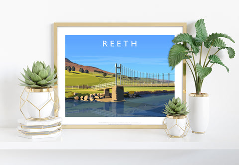 Reeth By Artist Richard O'Neill - 11X14inch Premium Art Print