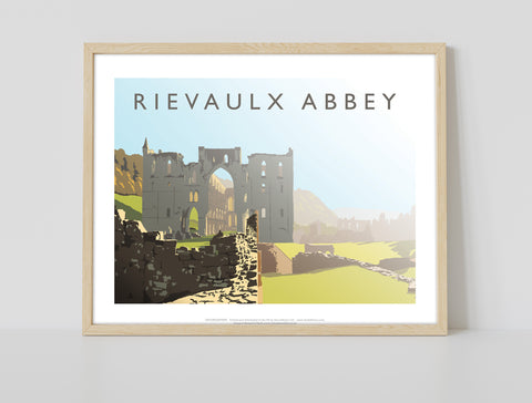 Rievaulx Abbey By Artist Richard O'Neill - 11X14inch Premium Art Print