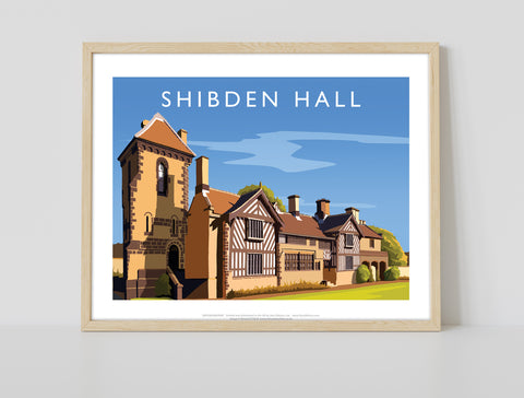Shibden Hall By Artist Richard O'Neill - Premium Art Print