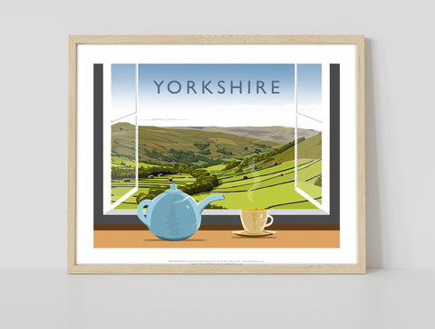 Yorkshire From The Window - Richard O'Neill Art Print