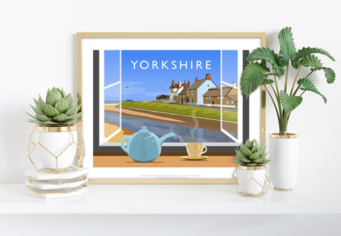 Yorkshire From The Window - Richard O'Neill Art Print