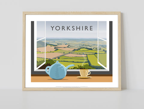 Yorkshire From The Window - Richard O'Neill Art Print