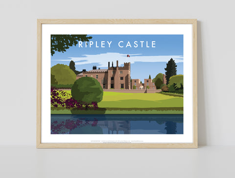 Ripley Castle By Artist Richard O'Neill - Premium Art Print