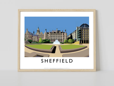 Sheffield By Artist Richard O'Neill - Premium Art Print