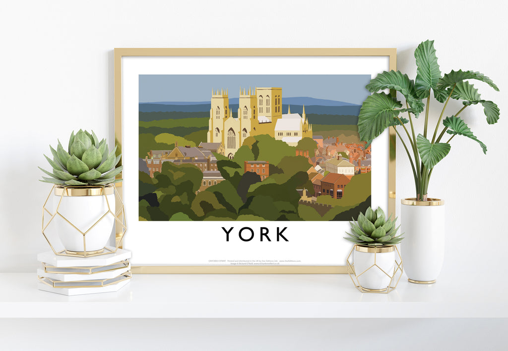 York By Artist Richard O'Neill - 11X14inch Premium Art Print