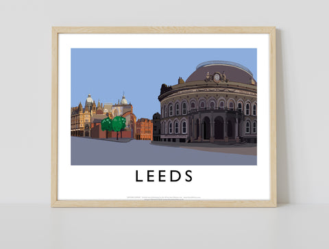 Leeds By Artist Richard O'Neill - 11X14inch Premium Art Print