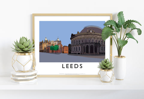 Leeds By Artist Richard O'Neill - 11X14inch Premium Art Print