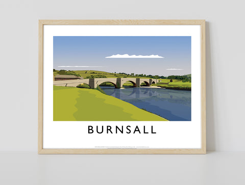 Burnsall By Artist Richard O'Neill - Premium Art Print