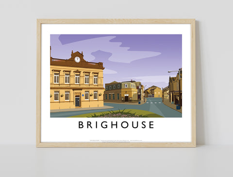 Brighouse By Artist Richard O'Neill - Premium Art Print