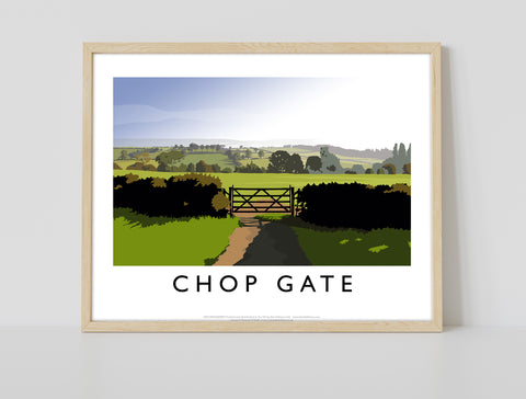 Chop Gate By Artist Richard O'Neill - Premium Art Print