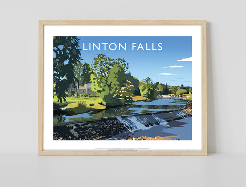 Linton Falls By Artist Richard O'Neill - Premium Art Print