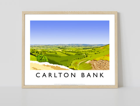 Carlton Bank, Landscape By Artist Richard O'Neill Art Print