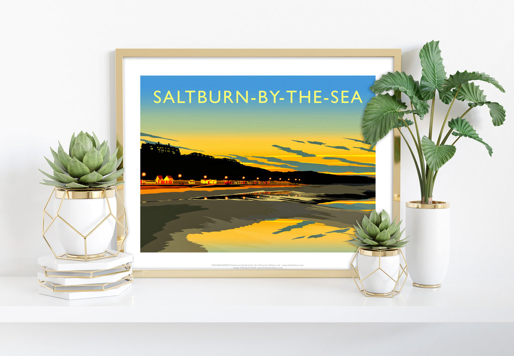 Saltburn-By-The-Sea By Artist Richard O'Neill - Art Print