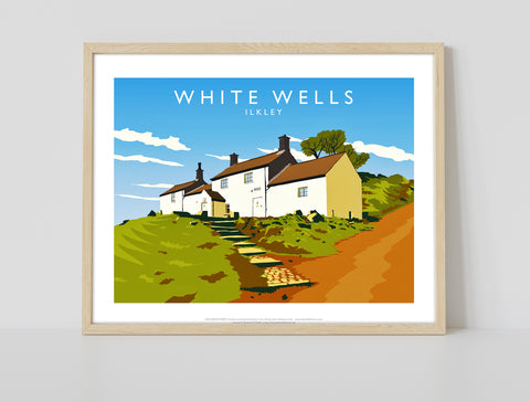 White Wells, Ilkley By Artist Richard O'Neill - Art Print
