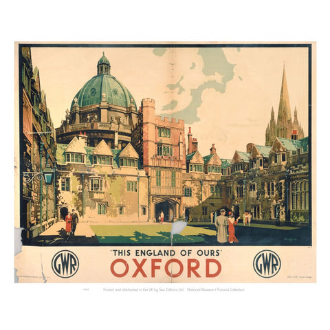 This England of Ours Oxford 24" x 32" Matte Mounted Print