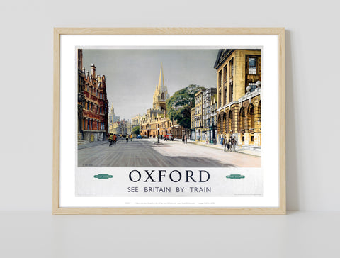 Oxford Middle Of Road - 11X14inch Premium Art Print