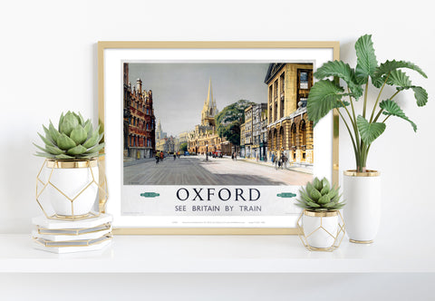 Oxford Middle Of Road - 11X14inch Premium Art Print