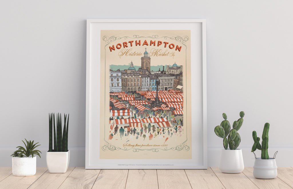 Northampton Historic Market - 11X14inch Premium Art Print