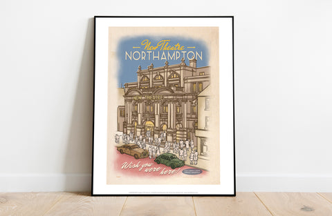 Northampton Theatre - 11X14inch Premium Art Print