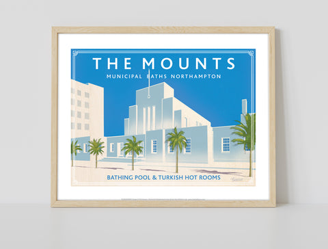 The Mounts, Municipal Baths Northampton - Premium Art Print