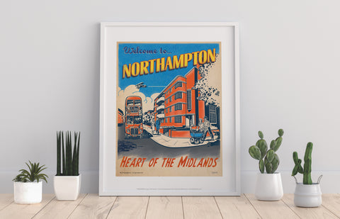 Northampton - Heart Of The Midlands - Premium Art Print
