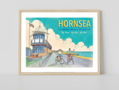 Hornsea, The Yorkshire Town - 11X14inch Premium Art Print