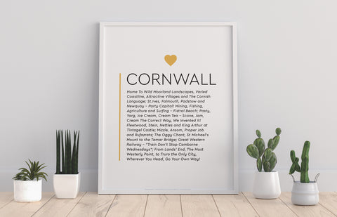 Cornwall - Highlights - 11X14inch Premium Art Print
