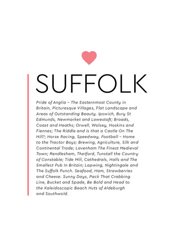 POPSFK001 - Suffolk Pink Heart