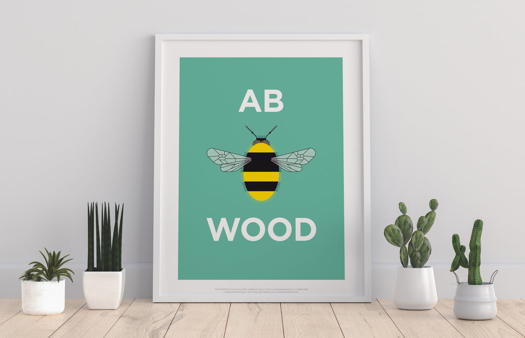 Rebus Symbols - Abi Wood - 11X14inch Premium Art Print