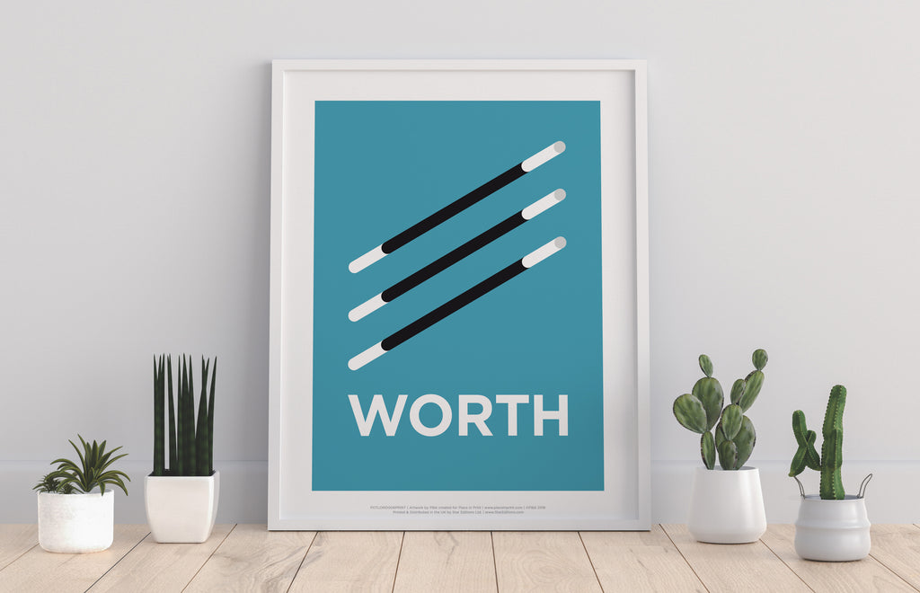 Rebus Symbols - Wandsworth - 11X14inch Premium Art Print