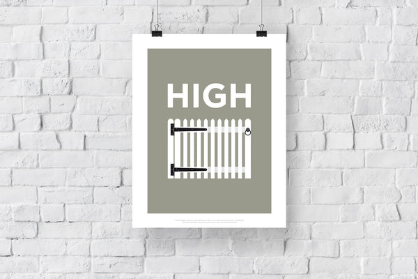 Rebus Symbols - Highgate - 11X14inch Premium Art Print – Star Editions