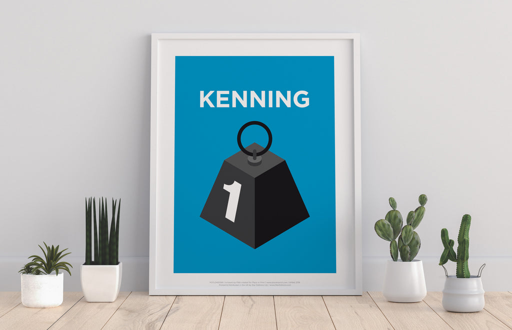 Rebus Symbols - Kennington - 11X14inch Premium Art Print