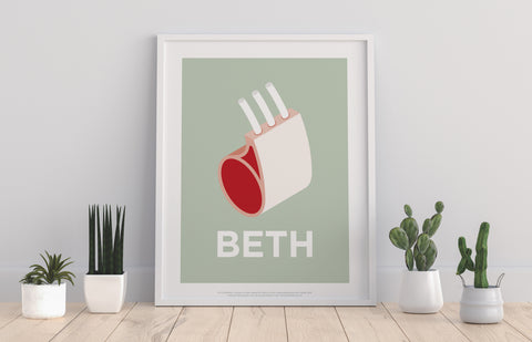 Meat- Beth - 11X14inch Premium Art Print