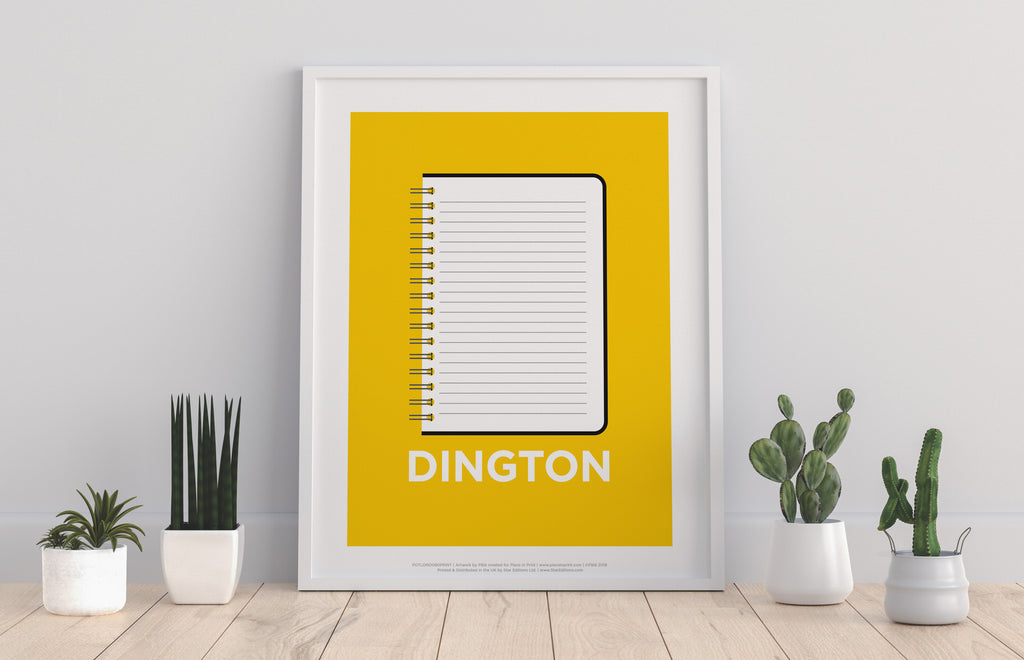 Notepad- Dington - 11X14inch Premium Art Print