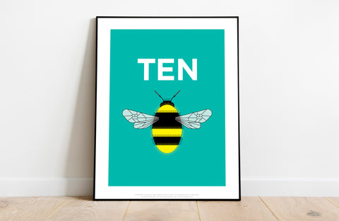 Rebus Symbols - Bee Ten - 11X14inch Premium Art Print