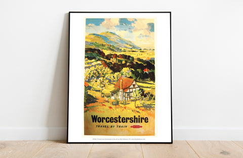 Worcestershire, Travel By Train - 11X14inch Premium Art Print