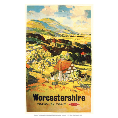 Worcestershire 24" x 32" Matte Mounted Print