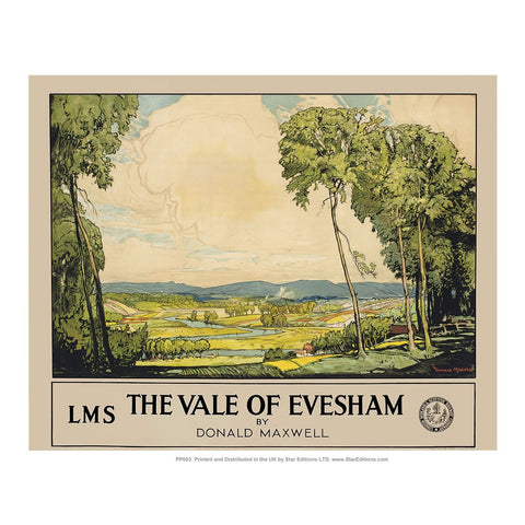 The Vale of Evesham 24" x 32" Matte Mounted Print