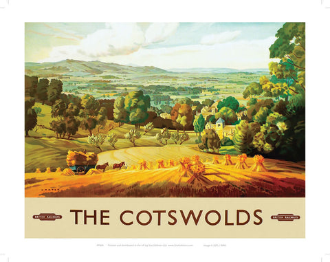 The Cotswolds 24" x 32" Matte Mounted Print