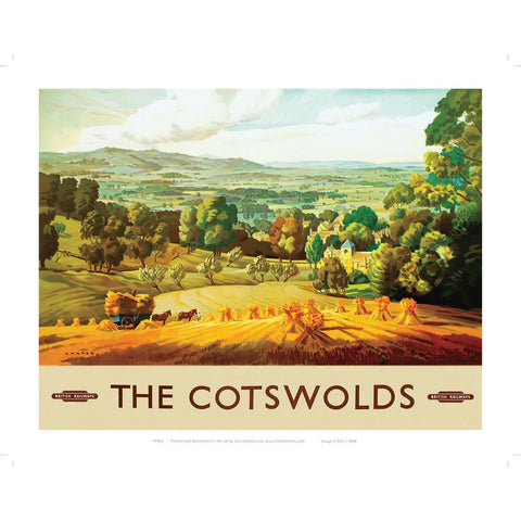 The Cotswolds 24" x 32" Matte Mounted Print