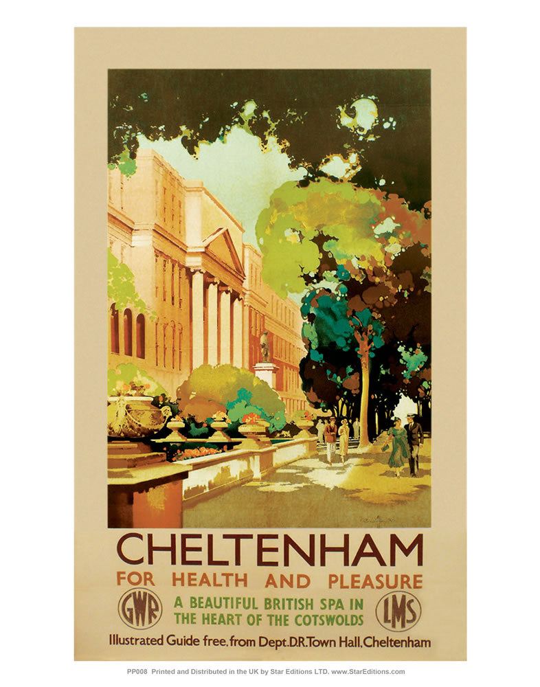 Cheltenham 24" x 32" Matte Mounted Print