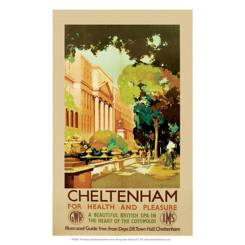 Cheltenham 24" x 32" Matte Mounted Print