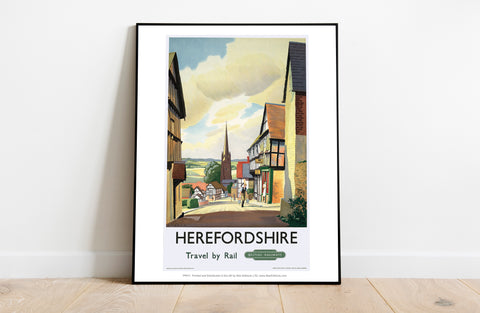 Herefordshire - 11X14inch Premium Art Print