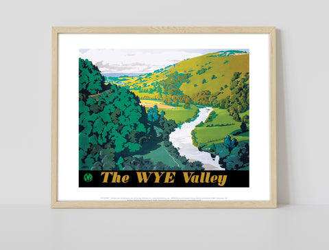 The Wye Valley - 11X14inch Premium Art Print