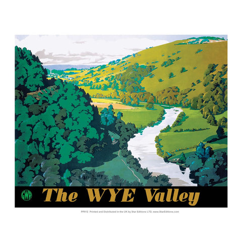 The Wye Valley 24" x 32" Matte Mounted Print